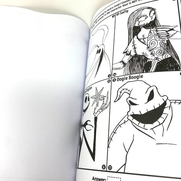 Disney's Nightmare Before Christmas Shaped Imagine Ink Book Color No Mess - Picture 9 of 9